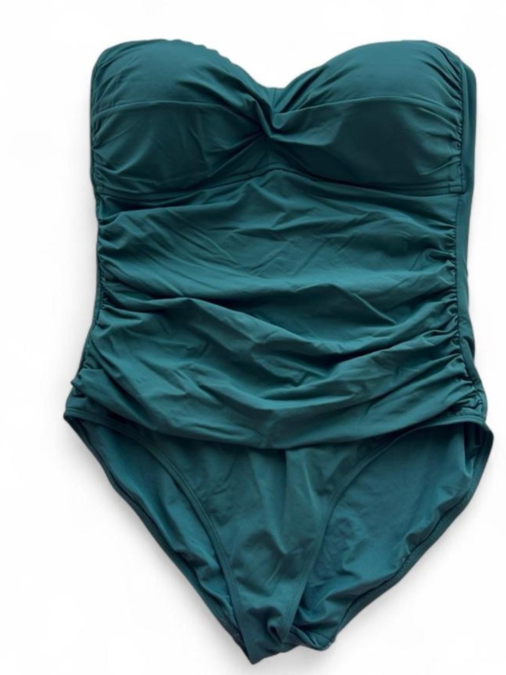 Anne Cole Strapless Ruched One-Piece Swimsuit